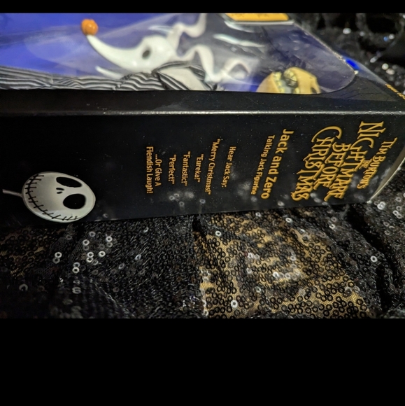 Tim Burton's Nightmare Before Christmas Talking Jack with Zero 18 in height - Picture 6 of 6